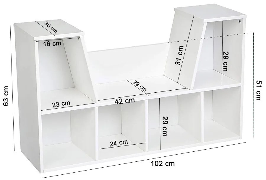 Úložná lavica so sedákom a vankúšom