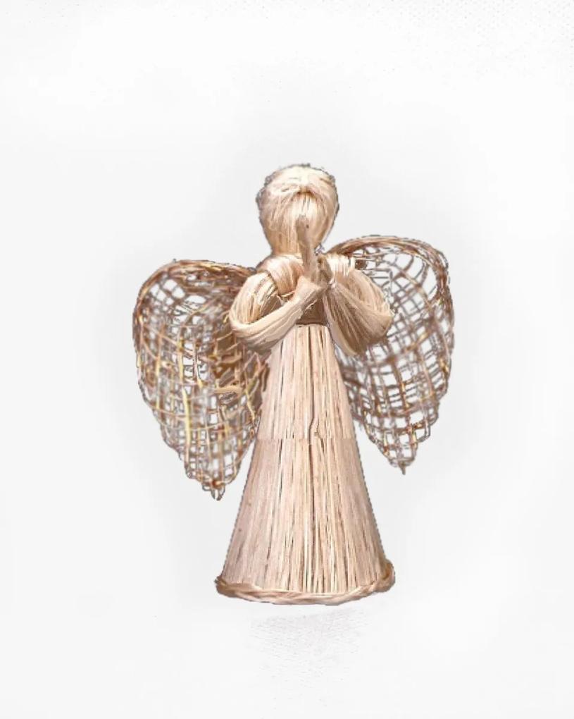 Schetelig Anjel z vlákna abaki, 7 cm