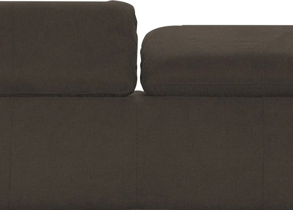 Dvojsedák Gisele, tmavo hnedá espresso látka