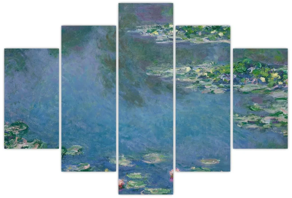 Obraz - Claude Monet, Water Lilies, reprodukcia (150x105 cm)