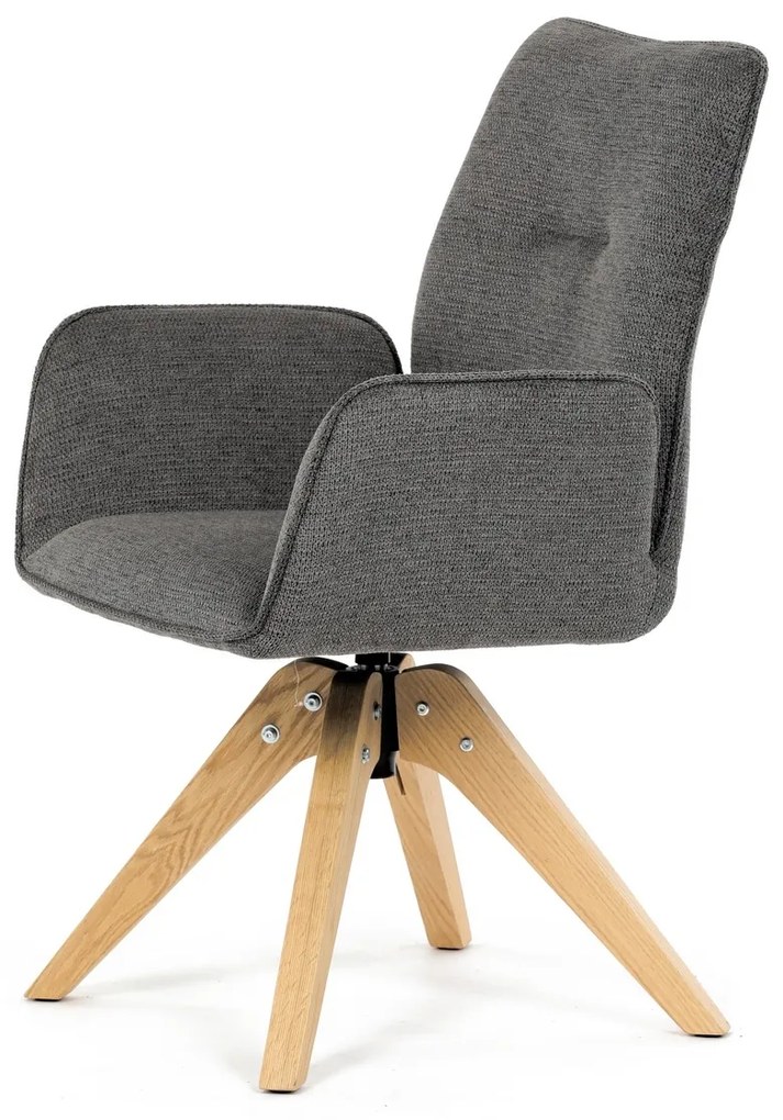 Jedálenská stolička DCH-C2148 GREY2 s vodoodolnýmpoťahom