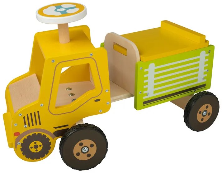 Playtive Drevené odrážadlo Ride-On Truck (žltá)  (100372860)