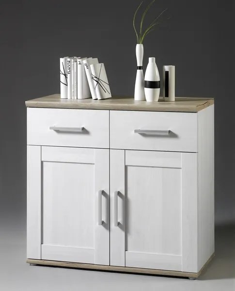 Komoda Romance, smrekovec/dub