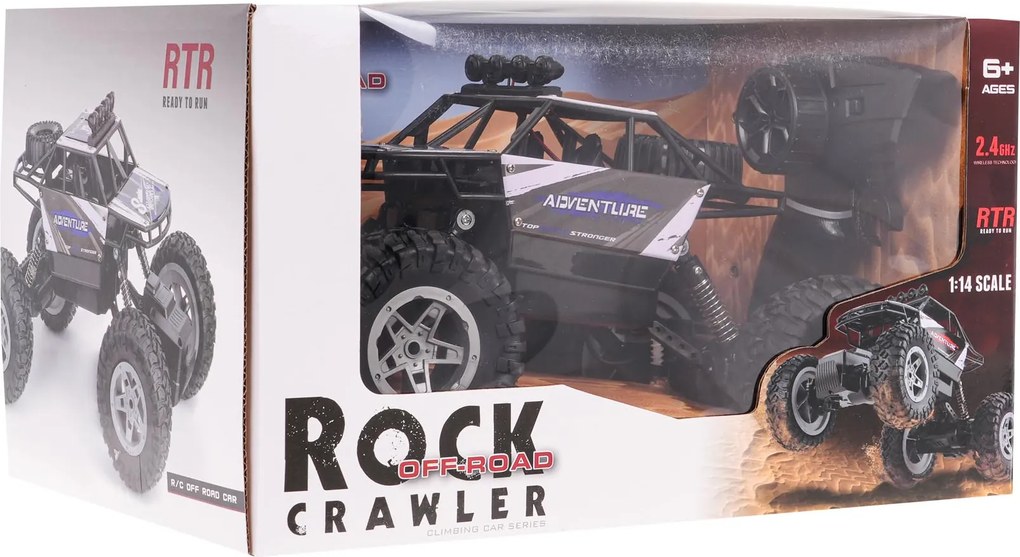 Ramiz Crawler 1:14 Rock Shake RC na diaľkové ovládanie, modrý