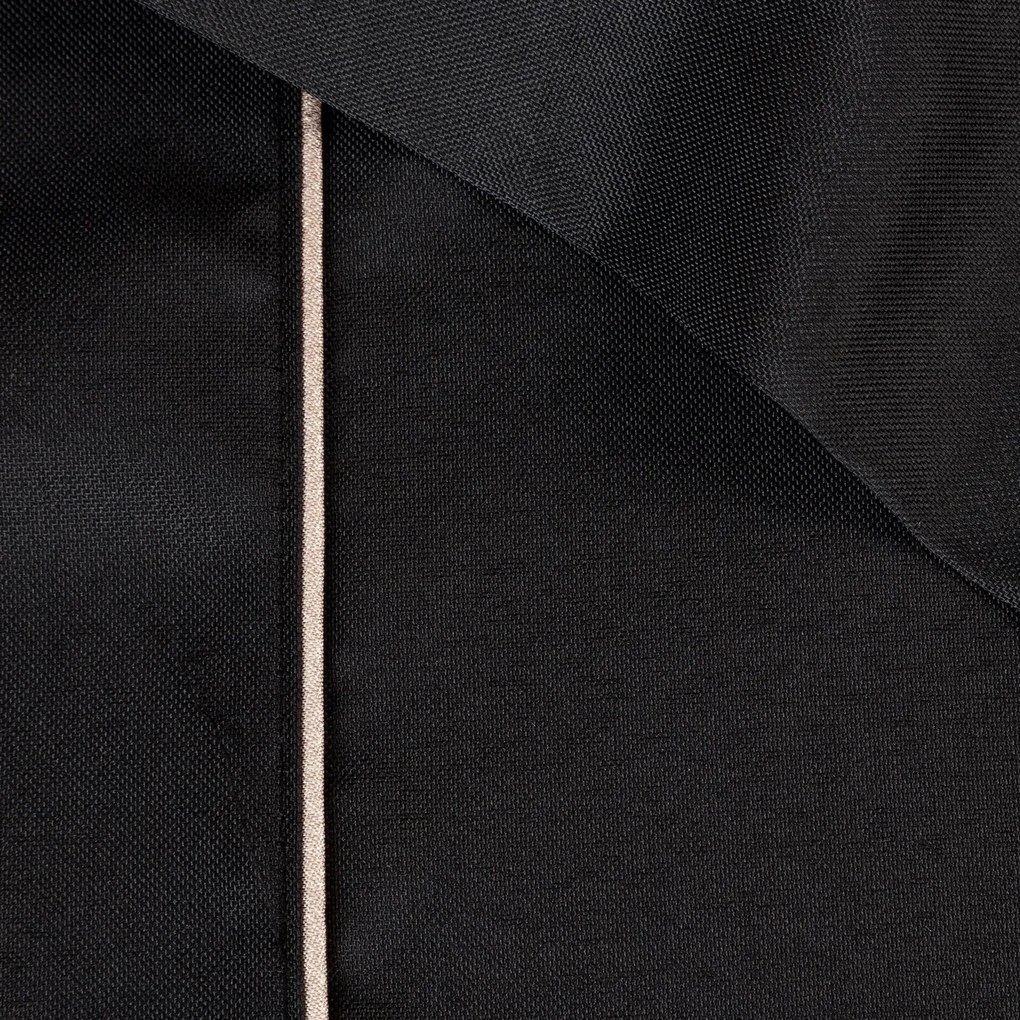 OBRUS MADELE 40X140 CM ČIERNY