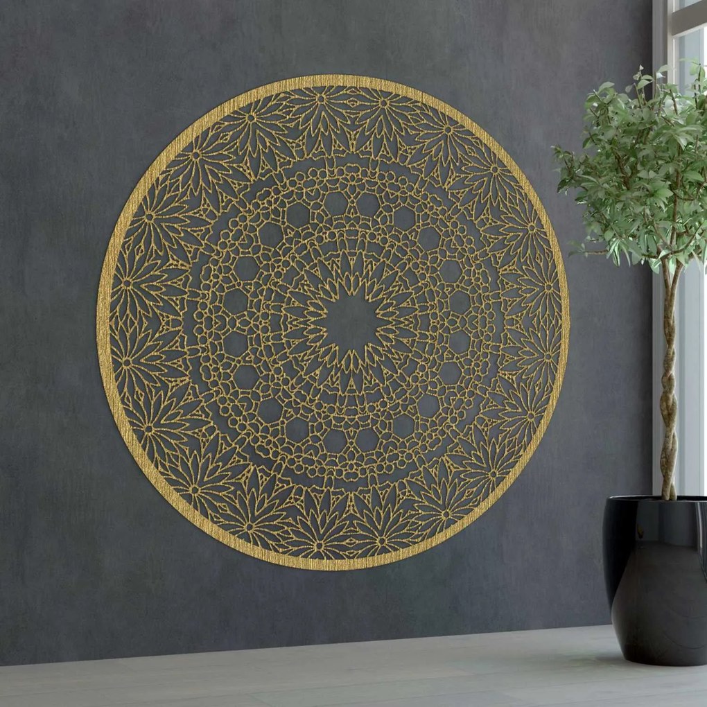 SENTOP | Luxusná drevená mandala na stenu | dekorácia pre moderný interiér | SENTOP PR0342