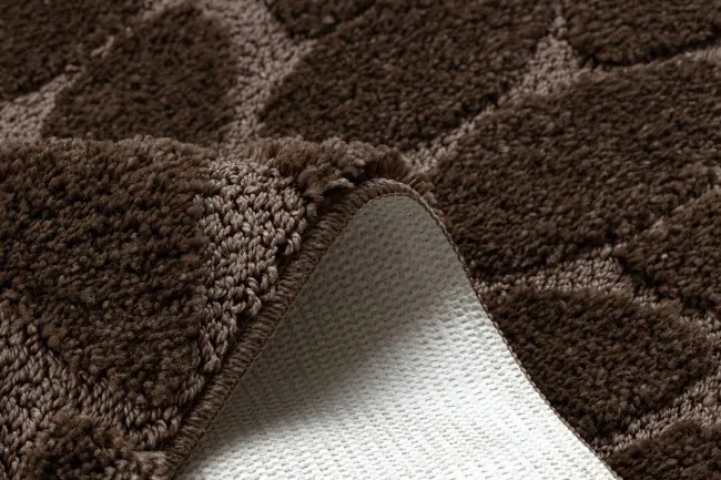 Sada kúpeľňových koberčekov SUPREME STONES kamienky, hnedá