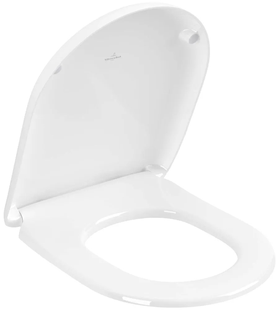 VILLEROY &amp; BOCH Antao WC sedátko s poklopom, s funkciou QuickRelease a Softclosing, biela alpská, biela alpská, 8M67S1R1