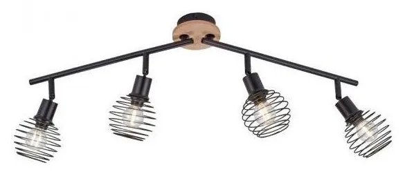 Leuchten Direkt 15924-79 - Bodové svietidlo EUGEN 4xE14/40W/230V