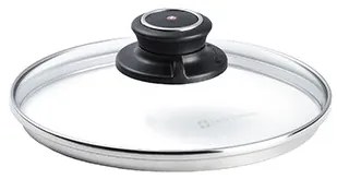 SWISS DIAMOND, PEL18, Sklenená pokrievka s nastaviteľným ventilom s priemerom 18 cm
