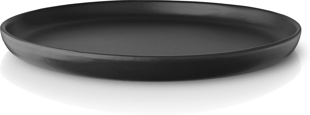 Jedálenský tanier so zaoblenými kraji 25 cm Nordic čierny, Eva Solo