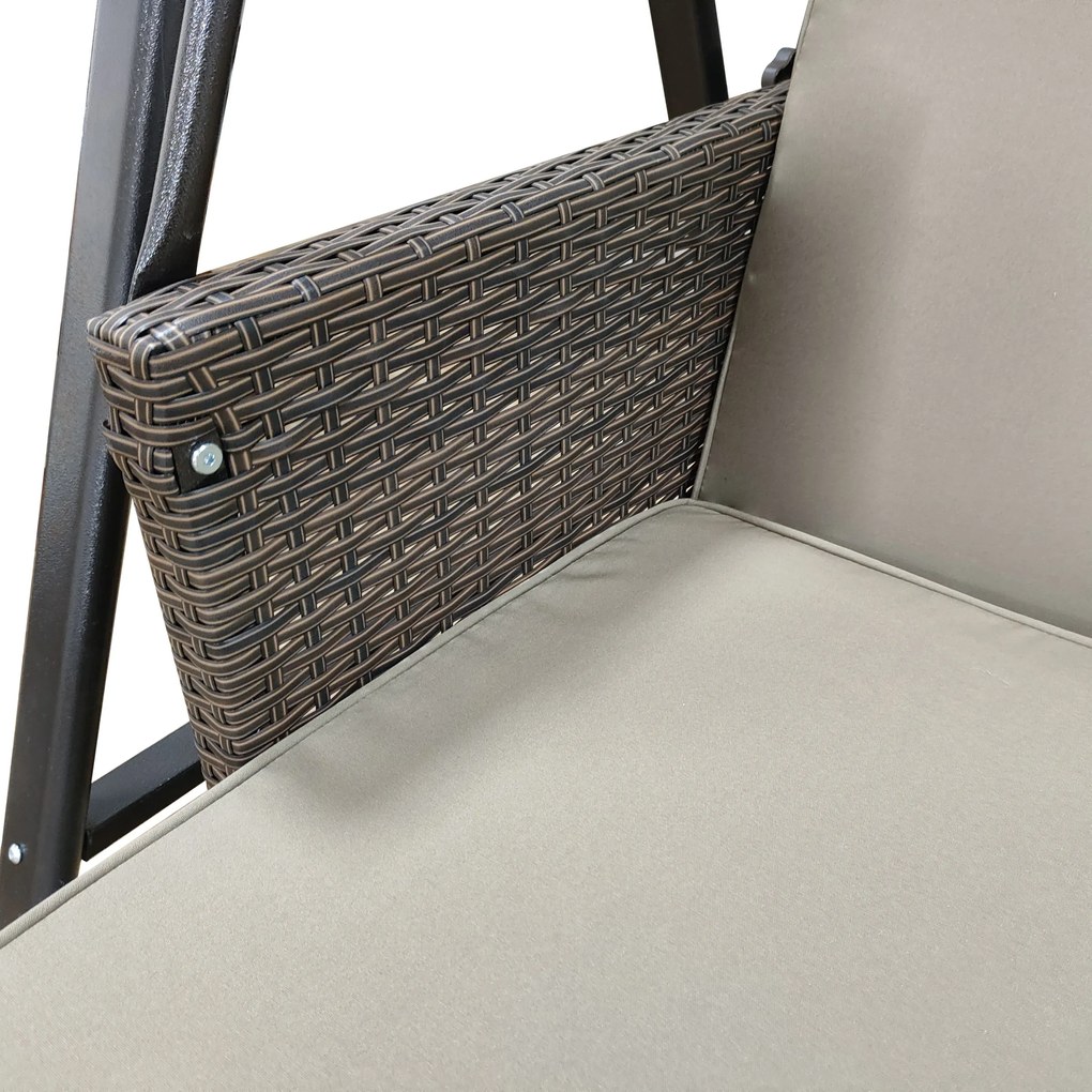 Záhradná hojdačka pre 3 osoby Houseland Siena