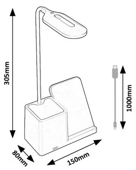 Rabalux 74232 stolná funkčná LED lampa Cerie