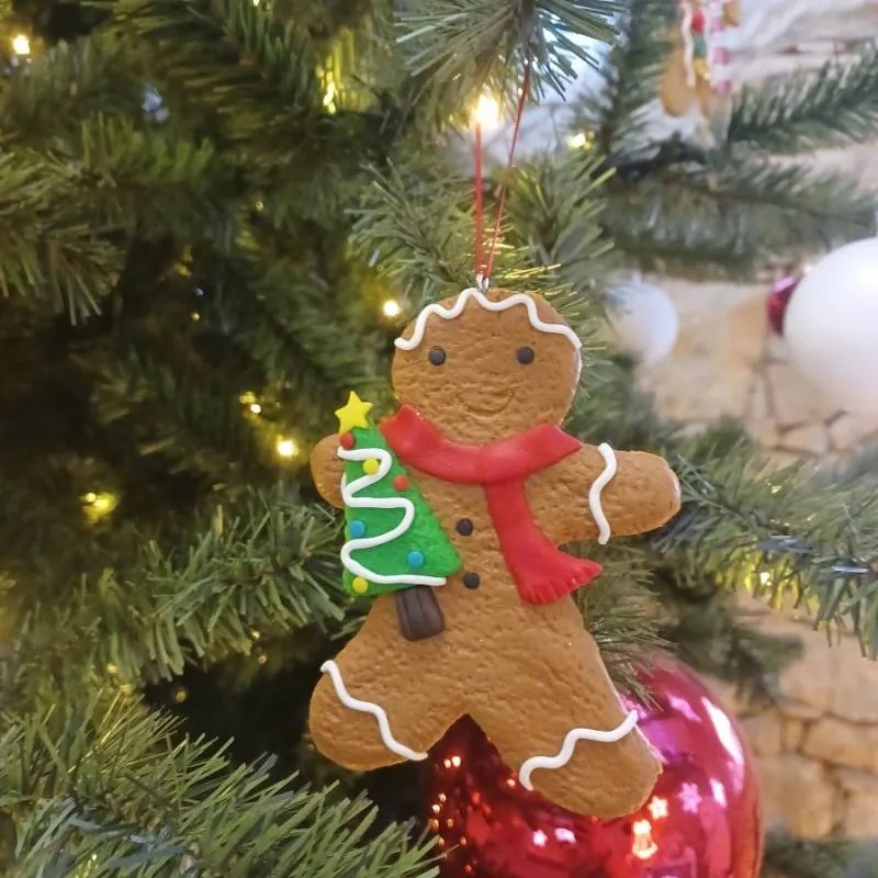 DECOLED Ozdoba, perník, 11,5x9 cm