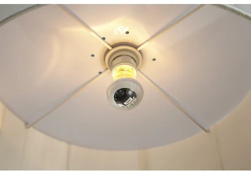 Stojaca lampa 20140 Oblúková Biela  - Komfort-nábytok