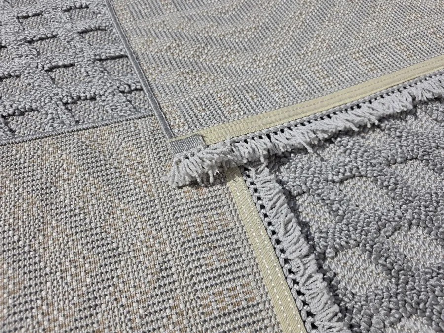 DC Koberec Milano 027 sivá krémová Rozmer: 140×190 cm