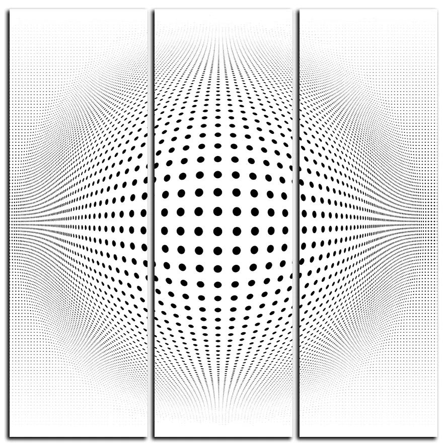 Obraz na plátne - Abstraktná geometrická sfera - štvorec 3218B (105x105 cm)