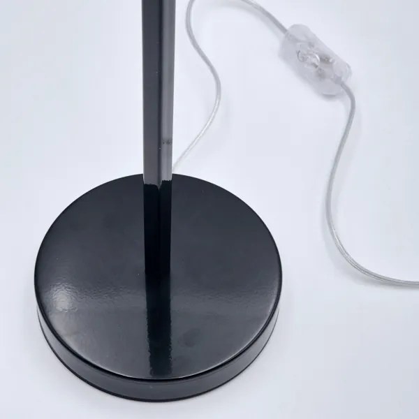 Stolná lampa ASTRID 1xE27/60W/230V lesklá čierna