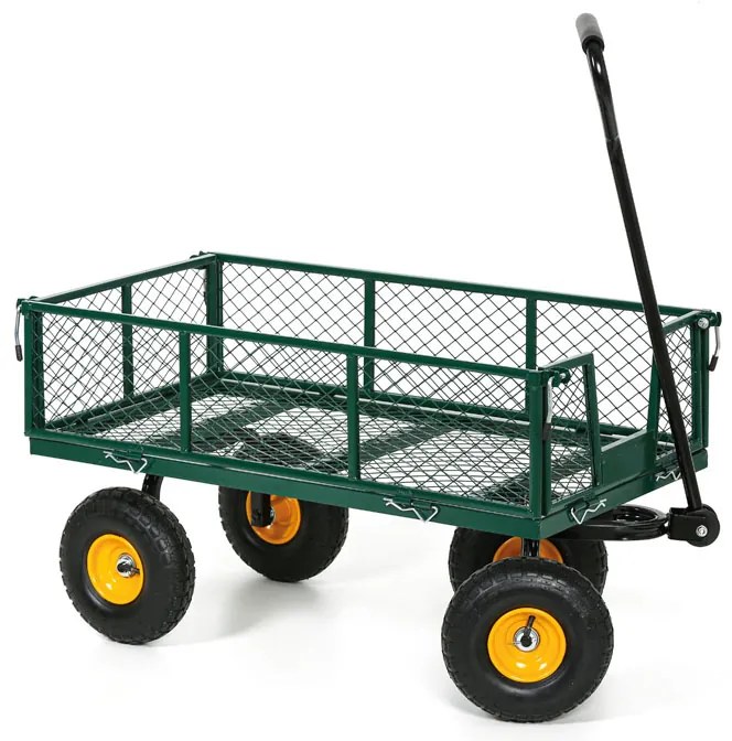 Zahradný vozík, nosnosť 300 kg, 1135 x 520 x 550 mm
