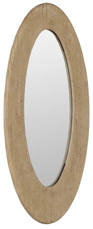 Nástenné zrkadlo s rámom z kameňa 60x120 cm Piedra – Ixia