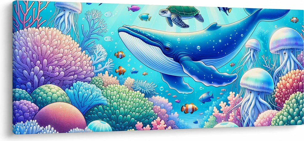 Obraz – Podvodný svet (120x50 cm)