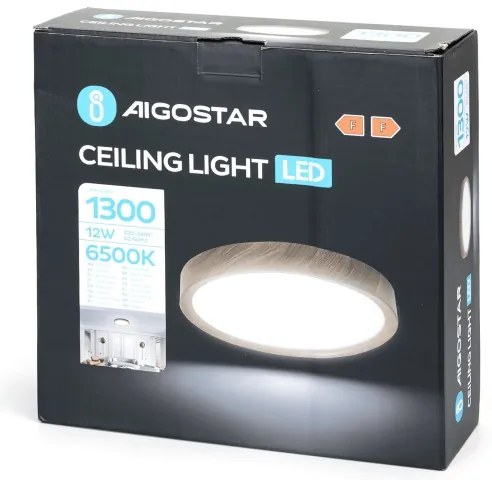 Aigostar - LED Stropné svietidlo LED/12W/230V 6500K pr. 26,3 cm