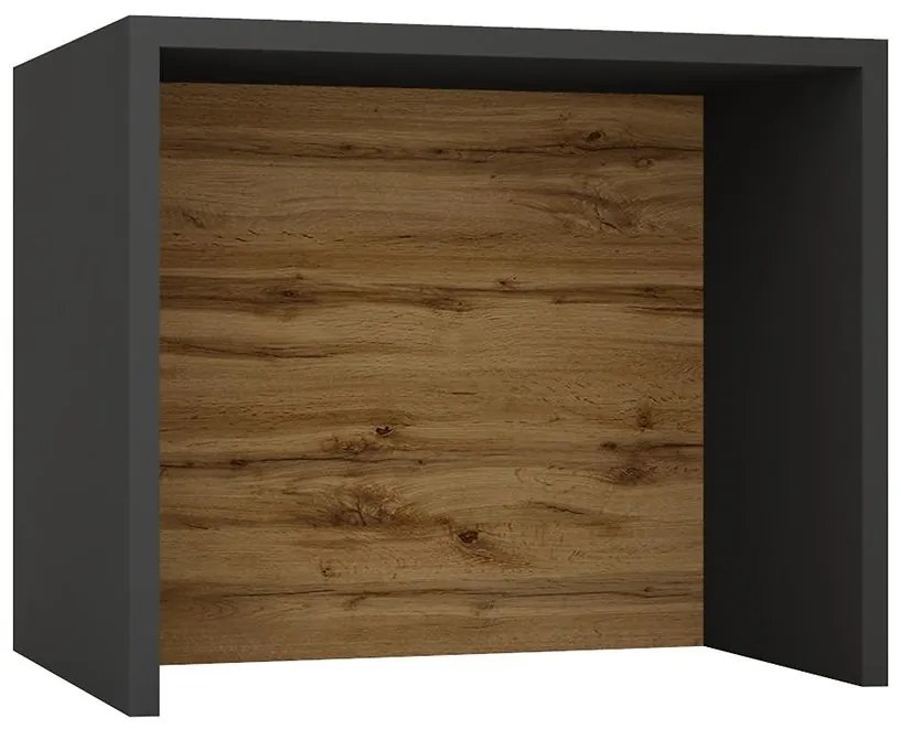 Kuchynský ostrovček 974 dub grafit + wotan