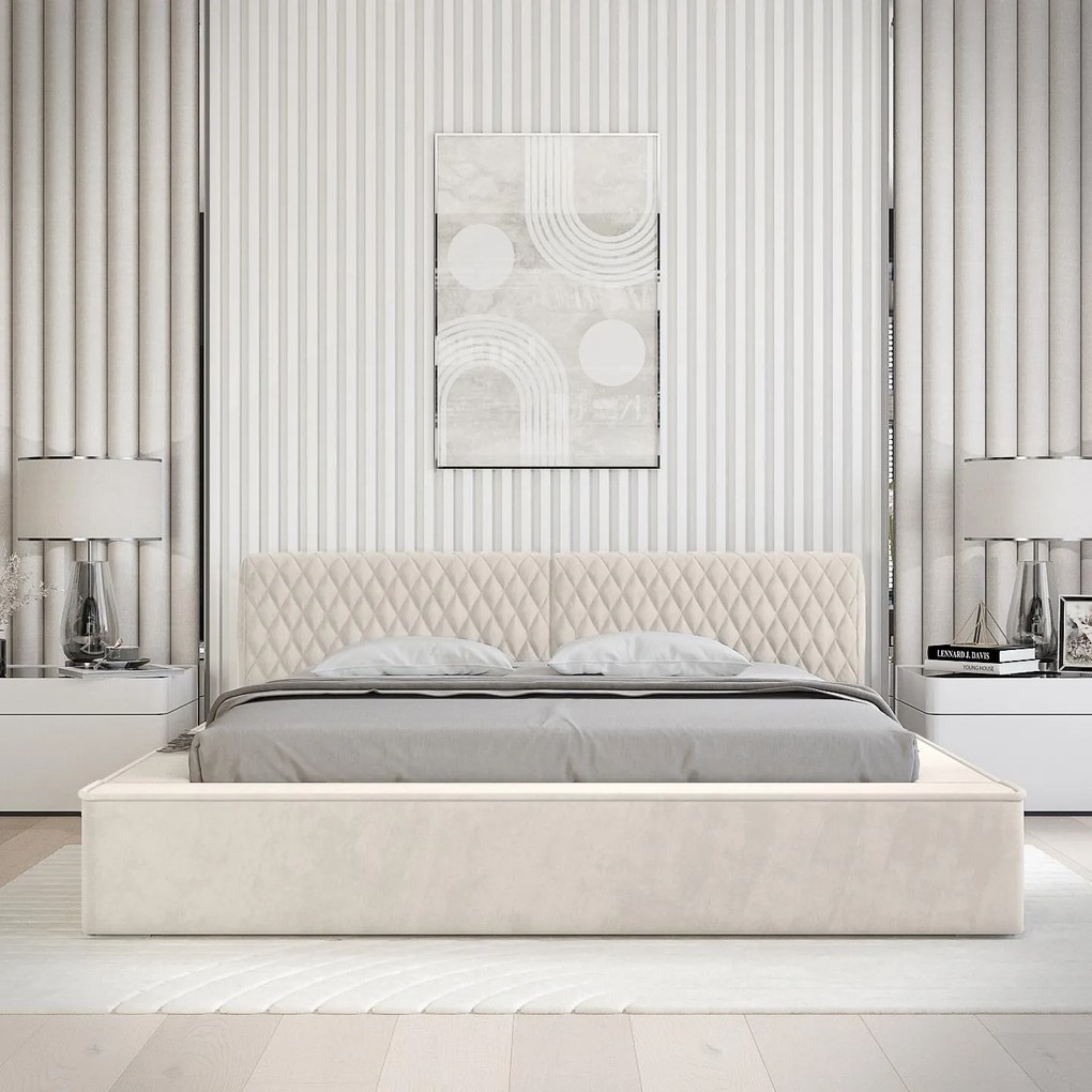 Dizajnová čalúnená posteľ THOMAS 180 x 200 cm