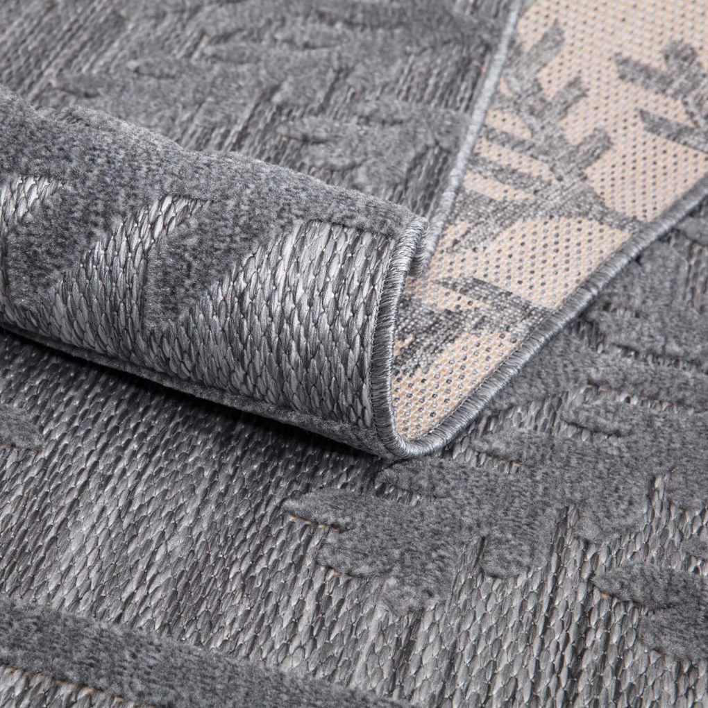 Dekorstudio Terasový koberec SANTORINI - 411 antracitový Rozmer koberca: 200x200cm