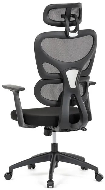 Autronic BONTEC Kancelárska stolička, hojdací mechanizmus, čierna, KA-K2080 BK Farba: Šedá