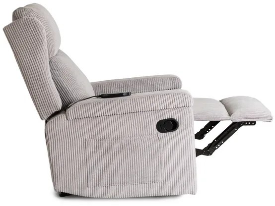 Masážne kreslo ANDREA, sivý menčester