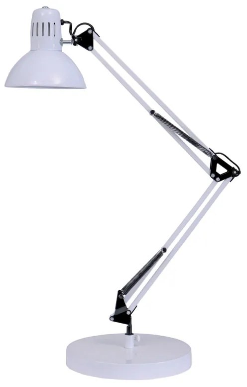 Stolová lampa, biela