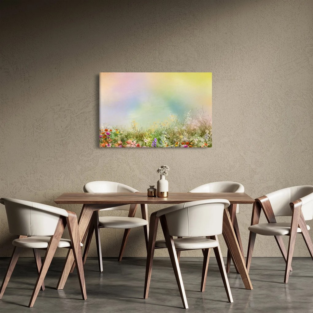 Obraz - Maľovaná lúka 2 (90x60 cm)