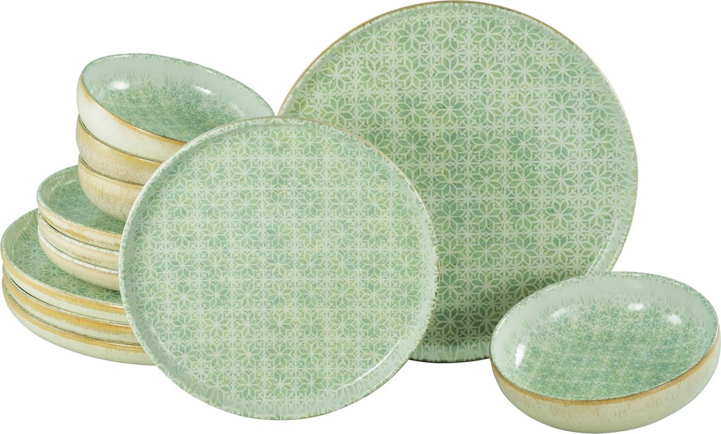 XXXLutz JEDÁLENSKÝ SERVIS Uno Emiliana 12-dielne Creatable - Online Only bytové doplnky - 007768055301