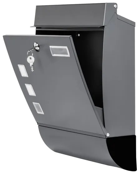 Livarno home Poštová schránka (sivá) (100378803)