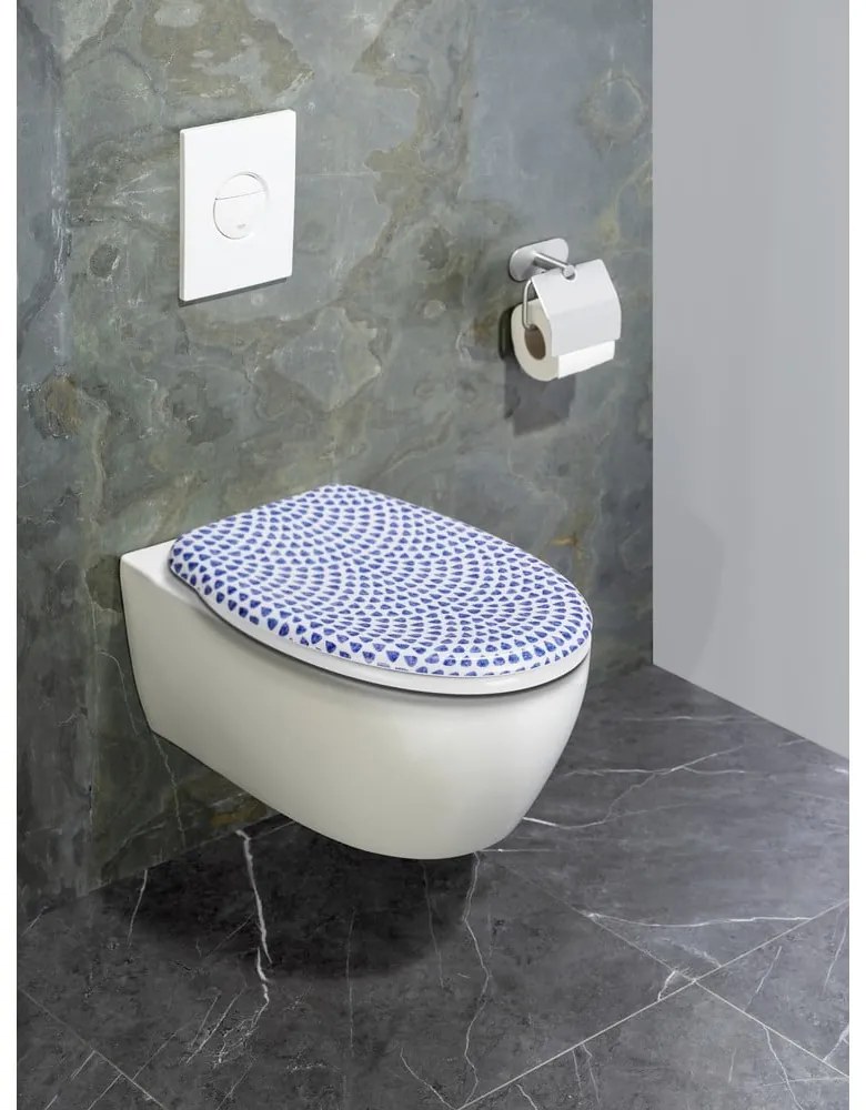 Záchodová doska s automatickým zatváraním 37,5 x 41,5 cm Sevilla – Wenko