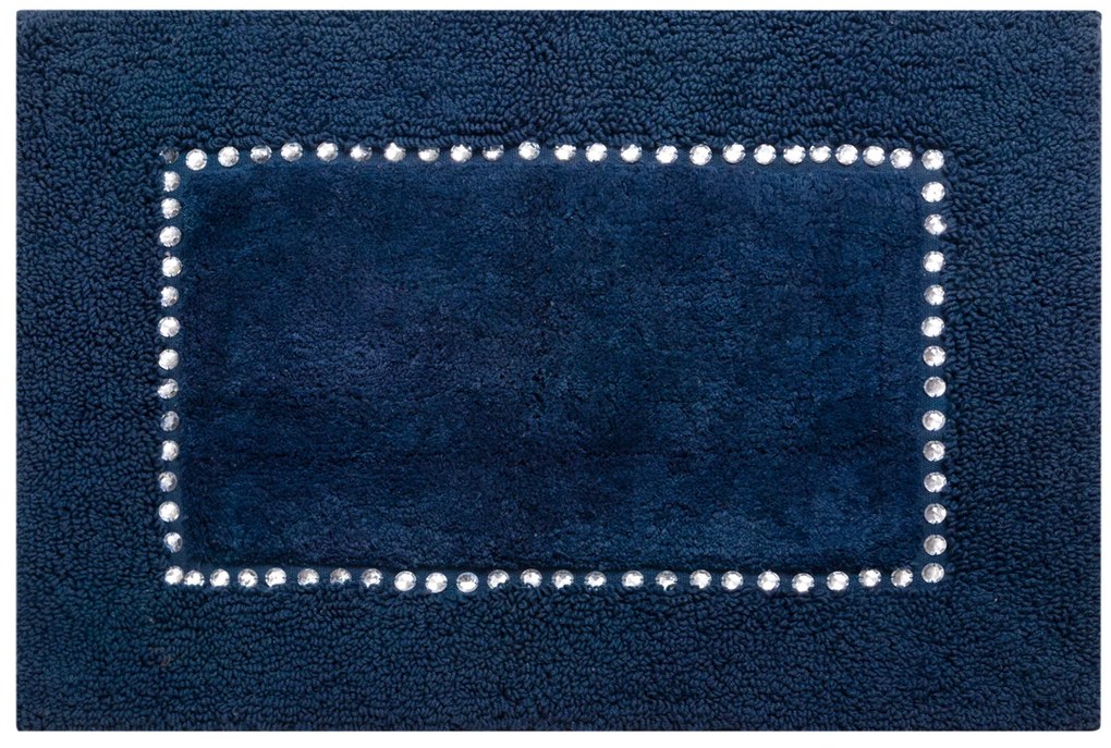 PREDLOŽKA DO KÚPEĽNE CHIC 60X90 CM TMAVOMODRÁ