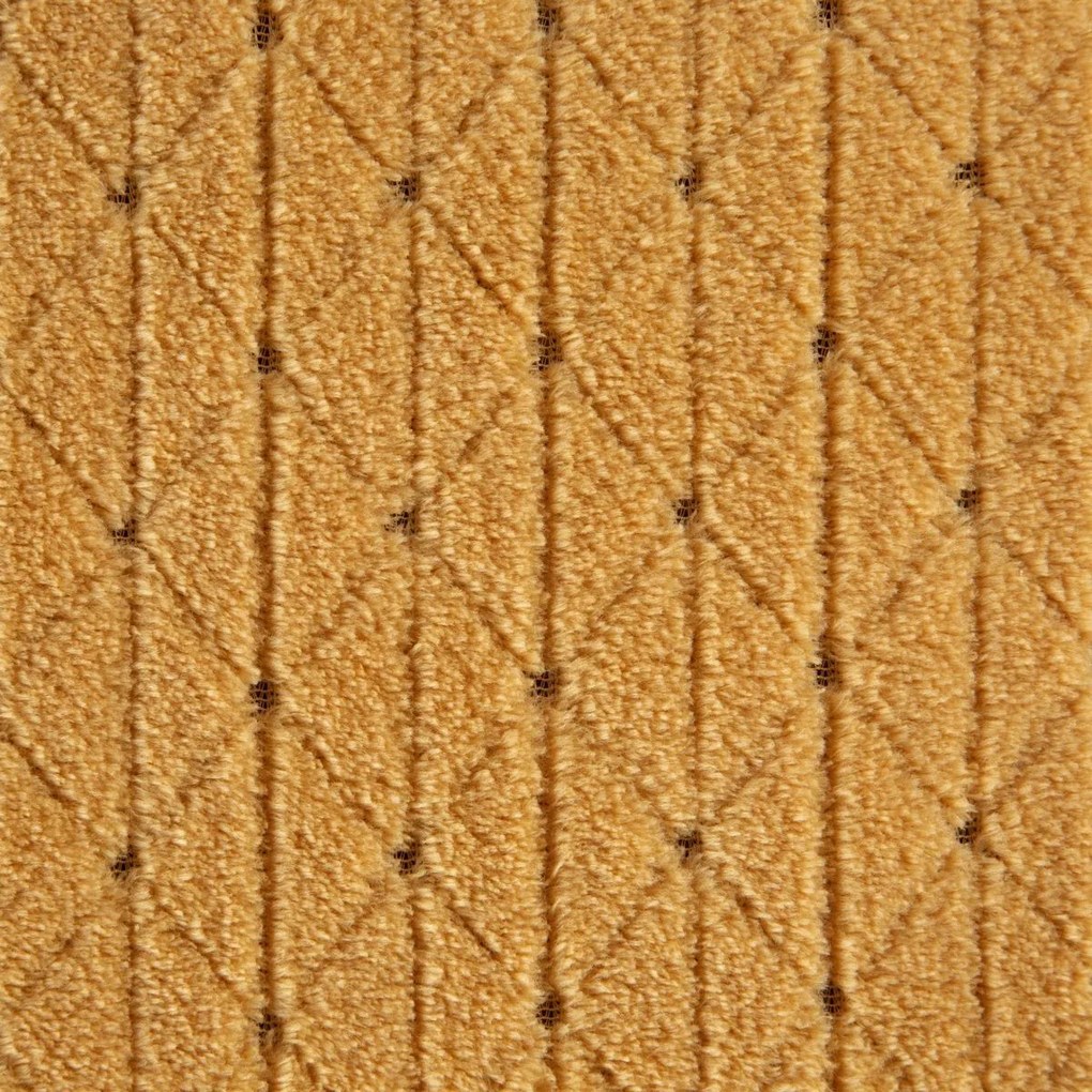 Medovo žltá deka s gemetrickým tvarom