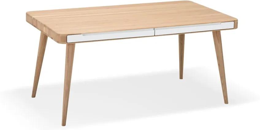 Jedálenský stôl z dubového dreva Gazzda Ena Two, 160 × 90 × 75 cm