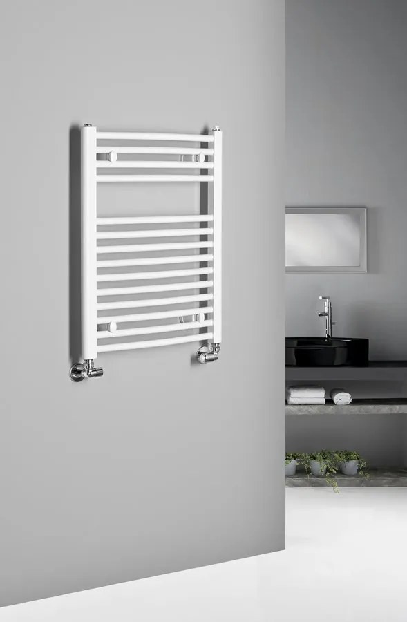 Aqualine Aqualine, ORBIT vykurovacie teleso s bočným pripojením 500x640 mm, 360 W, biela, ILO65T