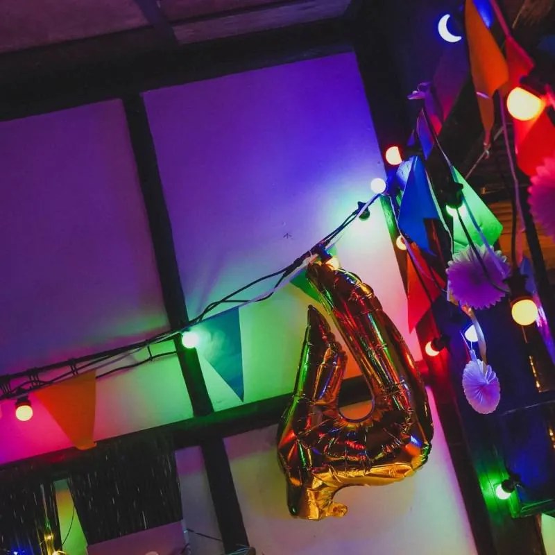 DECOLED LED žárovka, modrá, patice E27