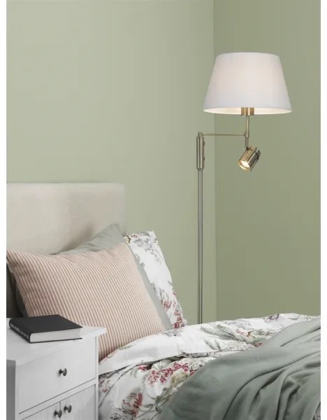 Cottex A2552A - Stojacia lampa LIBRA 1xE27/60W/230V + GU10/40W