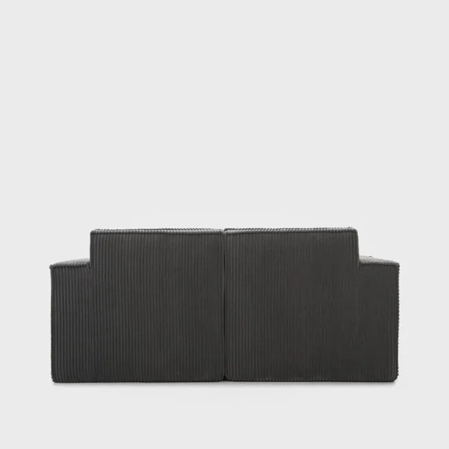 Dvojmiestna pohovka LYKKE tmavosivá 746826