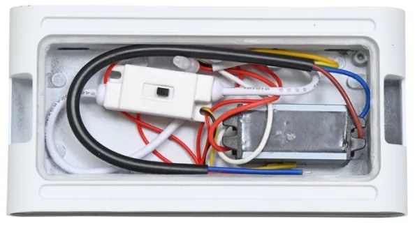 Ecolite ZFP12-BI - LED Vonkajšie nástenné svietidlo BRICK 2xLED/6W/230V IP65 biela