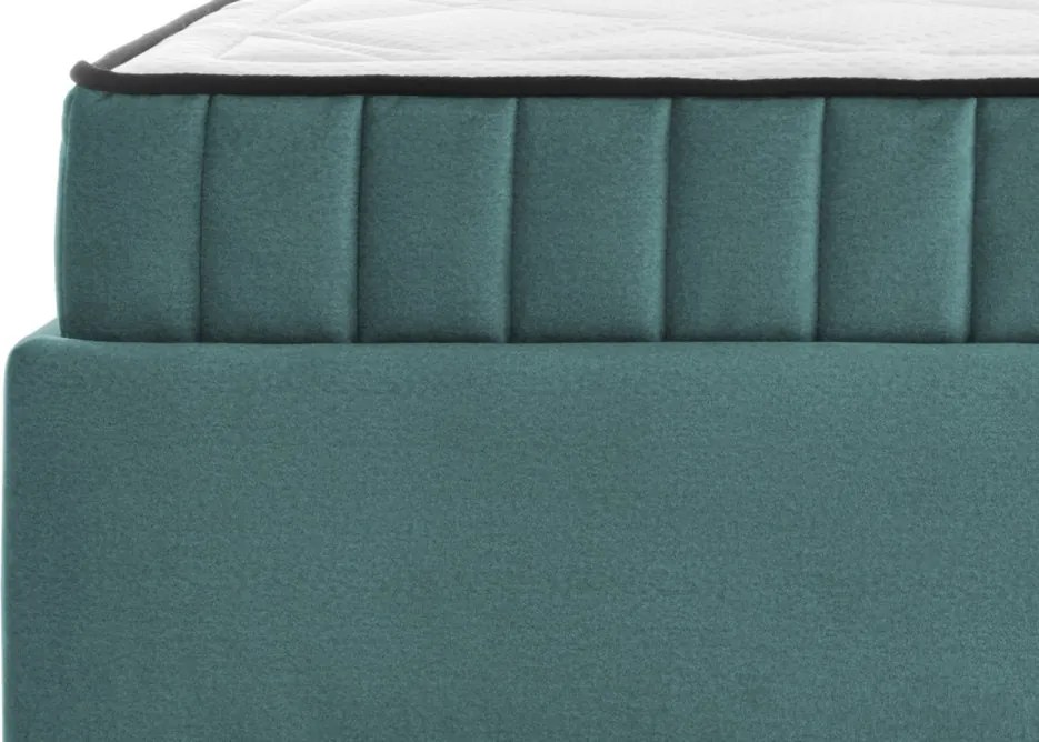 Posteĺ Joy 160x200 cm, modrozelená aqua látka