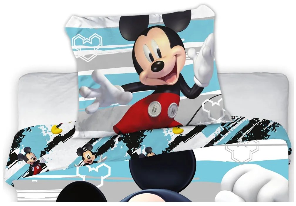Obliečky do postieľky Veselý Mickey Mouse ,100x135/40x60 cm