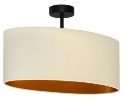 Duolla - Prisadený luster OVAL VEGAN 1xE27/15W/230V krémová