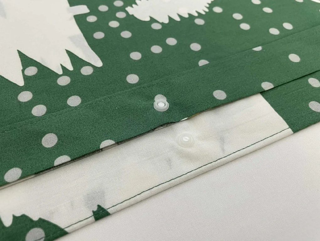 Bavlnené obliečky EVERGREEN DREAMS zelené Rozmer obliečky: 70 x 90 cm | 140 x 200 cm