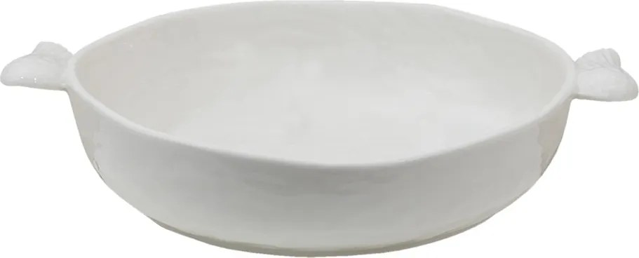Biela servírovacia misa s krídlami Wings - 27*22*5 cm