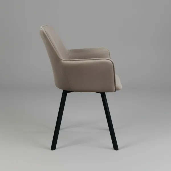 Jedálenská stolička AMELIA taupe